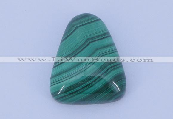 CGC40 20*25mm trapezoid natural malachite gemstone cabochons