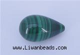 CGC45 13*22mm teardrop natural malachite gemstone cabochons