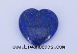 CGC49 25*25mm heart natural lapis lazuli gemstone cabochons