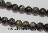 CGE102 15.5 inches 8mm round glaucophane gemstone beads