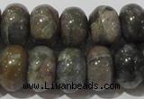 CGE110 15.5 inches 6*10mm rondelle glaucophane gemstone beads