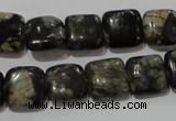 CGE152 15.5 inches 12*12mm square glaucophane gemstone beads