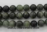 CGH03 15.5 inches 8mm round green hair stone beads wholesale