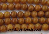 CGJ301 15.5 inches 6mm round goldstone jade beads wholesale