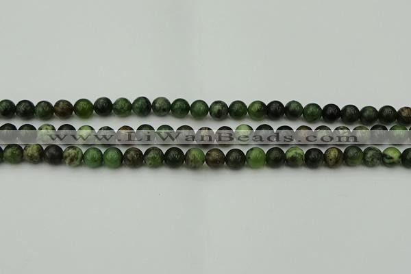 CGJ400 15.5 inches 4mm round green jade beads wholesale