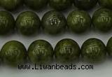 CGJ453 15.5 inches 10mm round green jasper beads wholesale