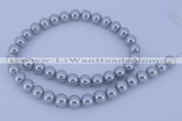 CGL171 2PCS 16 inches 25mm round dyed plastic pearl beads wholesale