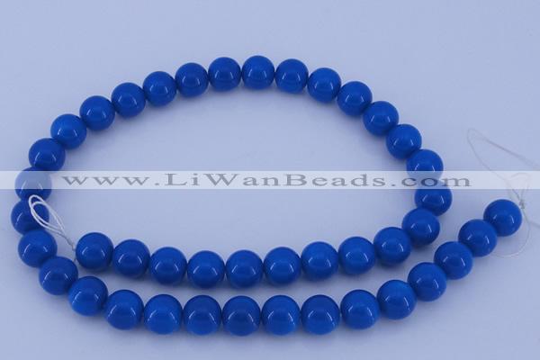 CGL812 10PCS 16 inches 4mm round heated glass pearl beads wholesale