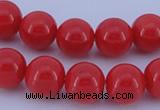 CGL842 10PCS 16 inches 4mm round heated glass pearl beads wholesale