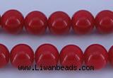 CGL851 5PCS 16 inches 10mm round heated glass pearl beads wholesale