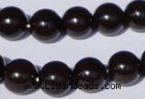 CGL896 10PCS 16 inches 4mm round heated glass pearl beads wholesale