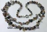 CGN540 27 inches fashion agate gemstone beaded necklaces