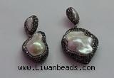 CGP1505 22*50mm - 33*60mm nuggets pearl pendants wholesale