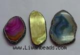 CGP1553 50*75mm - 58*100mm freeform agate pendants wholesale