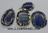 CGP3148 30*45mm - 45*65mm freeform lapis lazuli pendants