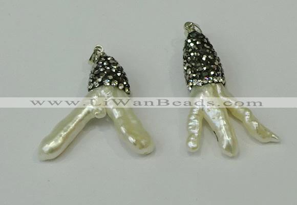 CGP315 20*30mm - 25*35mm pearl pendants wholesale