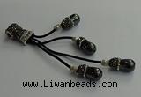 CGP720 10*16mm teardrop hematite tassel pendants wholesale