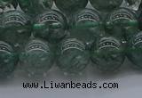 CGQ503 15.5 inches 10mm round imitation green phantom quartz beads