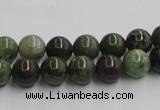 CGR02 16 inches 8mm round green rain forest stone beads wholesale