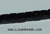 CGS118 15.5 inches 8*8mm cube blue goldstone beads wholesale