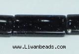 CGS132 15.5 inches 20*35mm rectangle blue goldstone beads wholesale