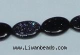 CGS135 15.5 inches 13*18mm oval blue goldstone beads wholesale