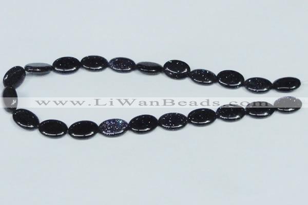 CGS135 15.5 inches 13*18mm oval blue goldstone beads wholesale