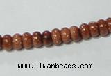 CGS62 15.5 inches 4*6mm rondelle goldstone beads wholesale