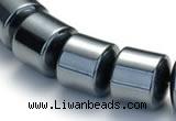 CHE04 12mm column shape 16 inches hematite beads Wholesale