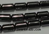 CHE117 15.5 inches 5*8mm tube hematite beads wholesale