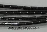 CHE120 15.5 inches 2*4mm tube hematite beads wholesale