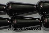 CHE150 15.5 inches 10*20mm teardrop hematite beads wholesale