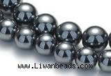 CHE19 16 inches 10mm & 12mm round hematite beads Wholesale