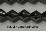 CHE212 15.5 inches 8*8mm bicone hematite beads wholesale