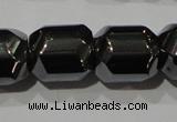 CHE230 15.5 inches 10*12mm hematite beads wholesale