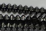 CHE235 15.5 inches 4*6mm star hematite beads wholesale