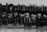 CHE241 15.5 inches 8*8mm tower hematite beads wholesale