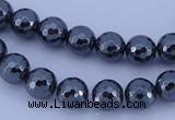 CHE33 16 inches 6mm faceted round hematite beads Wholesale