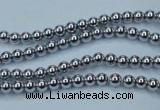 CHE421 15.5 inches 2mm round plated hematite beads wholesale