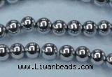 CHE426 15.5 inches 10mm round plated hematite beads wholesale