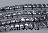 CHE858 15.5 inches 3*3mm dice platedhematite beads wholesale