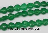 CHG04 15.5 inches 8*8mm heart dyed white jade beads wholesale