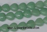 CHG10 15.5 inches 10*10mm heart amazonite gemstone beads wholesale