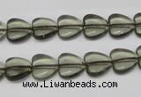 CHG18 15.5 inches 10*10mm heart synthetic smoky quartz beads wholesale