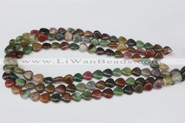 CHG24 15.5 inches 10*10mm heart Indian aventurine beads wholesale