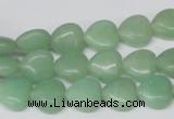 CHG26 15.5 inches 10*10mm heart green aventurine beads wholesale