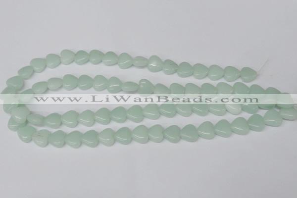 CHG30 15.5 inches 12*12mm heart amazonite gemstone beads wholesale