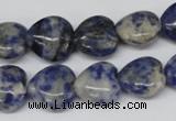 CHG43 15.5 inches 14*14mm heart sodalite gemstone beads wholesale