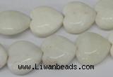 CHG62 15.5 inches 16*16mm heart shell beads wholesale