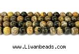 CHJ104 15 inches 12mm round honeybee jasper beads